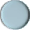 Mushie - Classic Silicone Suction Plate, Powder Blue Clearance