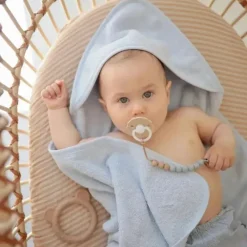 Mushie - clipe de chupeta de silicone Eva, nuvem Outlet
