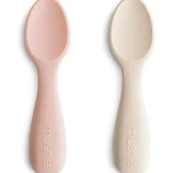 Mushie - colheres de silicone para crianças pequenas, pacote com 2, areia móvel para blush Online