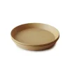 Mushie - Conjunto de 2 pratos redondos (mostarda) Outlet