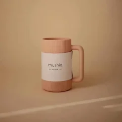 Mushie - Copo para enxaguar banho de bebê, blush Fashion