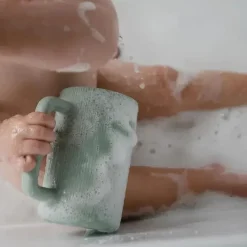Mushie - Copo para enxágue de banho de bebê, 100% silicone de qualidade alimentar, sálvia Online