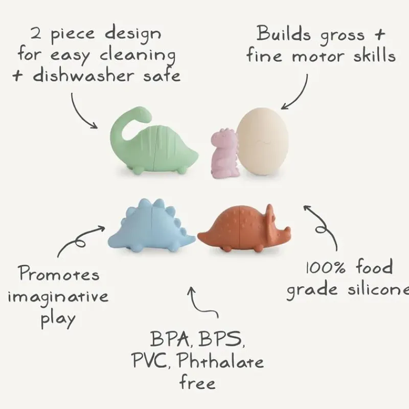 mushie__dino_mold_free_ba_SKUlUi1aZvg_2.webp Mushie - Dino Mold Free Bath Play Set, 4 Pack Fashion