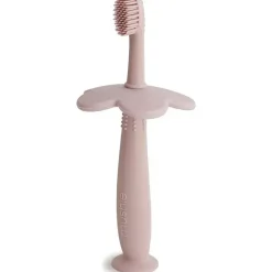 Mushie - Escova de Dentes de Treinamento Infantil Flower, Blush Discount