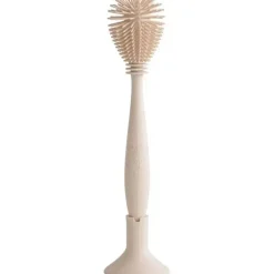 Mushie - Escova para mamadeira, silicone macio com base de sucção, areia móvel Fashion