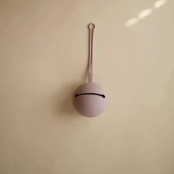Mushie - Estojo porta chupeta de silicone, lilás suave Online
