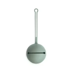 Mushie - Estojo porta-chupetas de silicone - Cambridge Blue Fashion