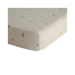 Mushie - Lençol de berço de musselina extra macio (arco-íris) Discount
