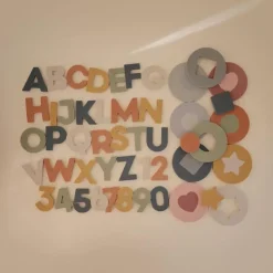 Mushie - Letters And Numbers Bath Play Set (Sol) Sale