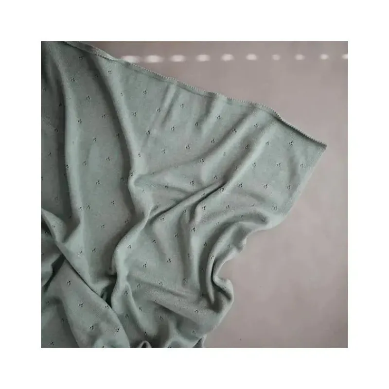 mushie__manta_de_beb_tric_SKUL6NRBZfV_3.webp Mushie - Manta de bebê tricotada Pointelle - Sage Melange Sale
