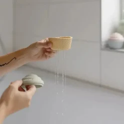 Mushie - Pacote de 4 brinquedos para cupcake de mistura e combinação de silicone, sem molde Hot