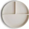 Mushie - Placa de sucção de silicone marfim Best
