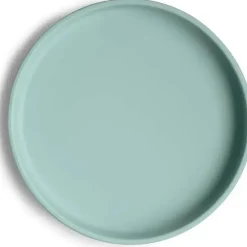 Mushie - Placa de sucção de silicone clássica, design antiderrapante sem BPA, Cambridge Blue Clearance