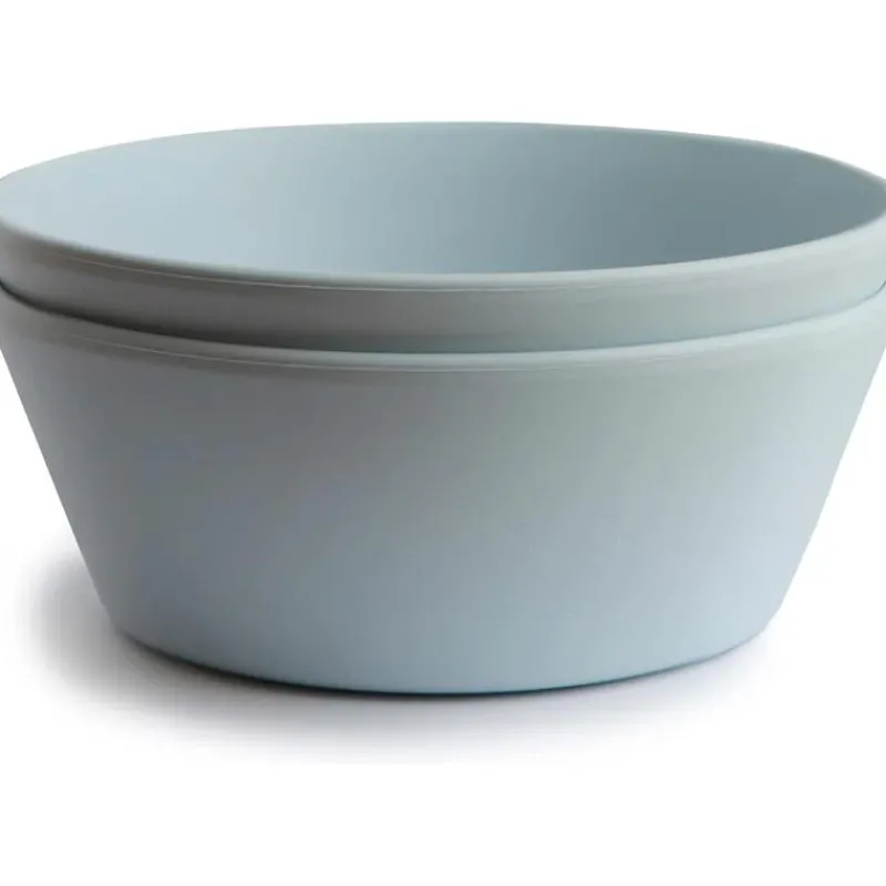 mushie__round_bowl_dinner_SKUudekJrIB_0.webp Mushie - Round Bowl Dinnerware Set, Powder Blue Hot
