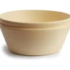 Mushie - Round Bowl Dinnerware Set, Pale Daffodil New