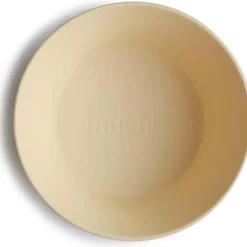 Mushie - Round Bowl Dinnerware Set, Pale Daffodil New