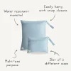 Mushie - Sacos úmidos resistentes à água, saco de armazenamento reutilizável grande e pequeno, conjunto de 2 ventos alísios Online
