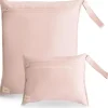 Mushie - Sacos úmidos resistentes à água, saco de armazenamento reutilizável grande e pequeno, conjunto de 2 blush Outlet