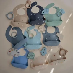 Mushie - Silicone Baby Bib, Planets Sale
