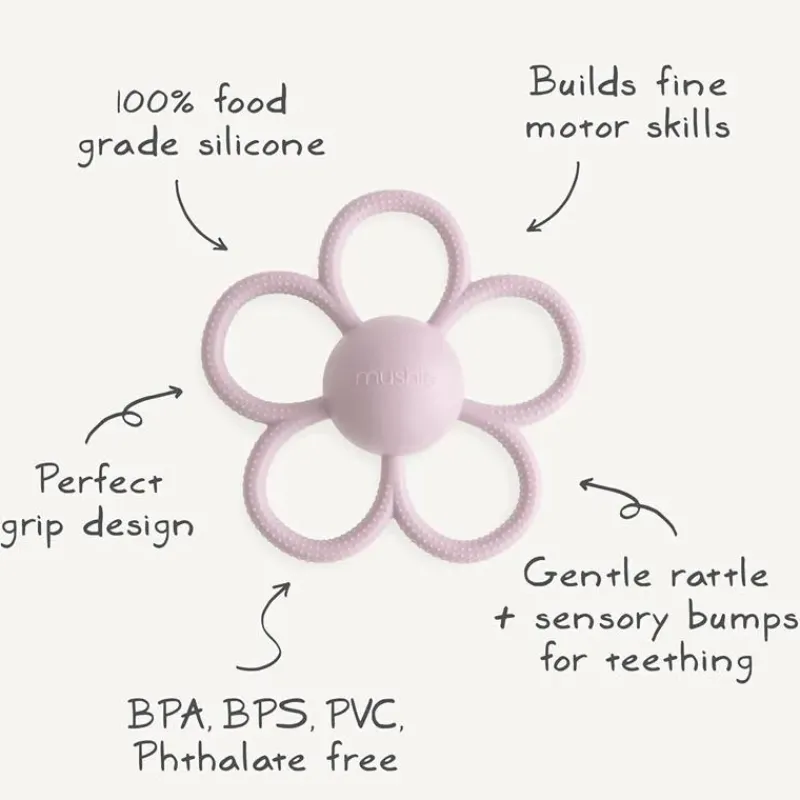mushie__silicone_baby_dai_SKUHdzUvTDd_1.webp Mushie - Silicone Baby Daisy Rattle Teether Toy Hot
