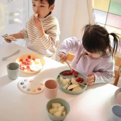 Mushie - Silicone Feeding Spoons, Powder Blue (2-Pack) Online