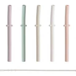 Mushie - Silicone Replacement Straws, Petal Online
