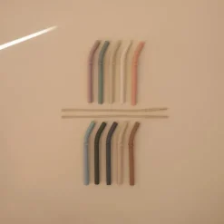 Mushie - Silicone Replacement Straws, Petal Online