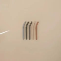 Mushie - Silicone Replacement Straws, Petal Online