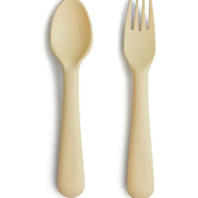 mushie__talheres_de_garfo_SKUpcsEb0um_0.webp Mushie - talheres de garfo e colher para crianças, narcisos claros Discount