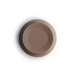 Mushie - Tigela de Sucção de Silicone Bebê - Natural Outlet
