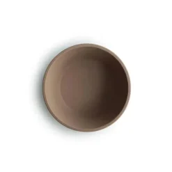 Mushie - Tigela de Sucção de Silicone Bebê - Natural Outlet