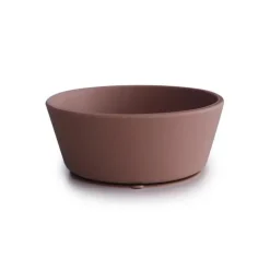 Mushie - Tigela de Sucção de Silicone Bebê - Nublado Malva Online