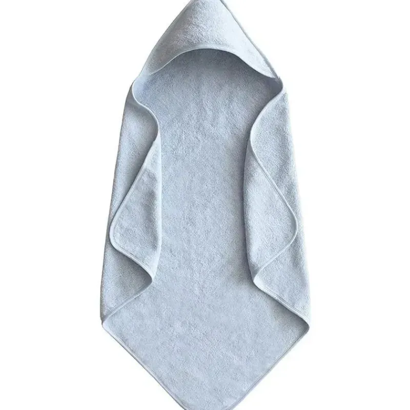 mushie__toalha_com_capuz__SKU1OZ5iAmQ_0.webp Mushie - Toalha com capuz de algodão orgânico para bebês, azul bebê Fashion