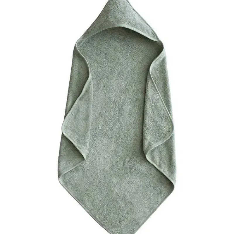 mushie__toalha_com_capuz__SKULDdQbuUq_0.webp Mushie - toalha com capuz de algodão orgânico para bebês, musgo Outlet