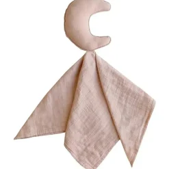 Mushie Lovely Cobertor Moon Lovey - Rosa Blush Clearance