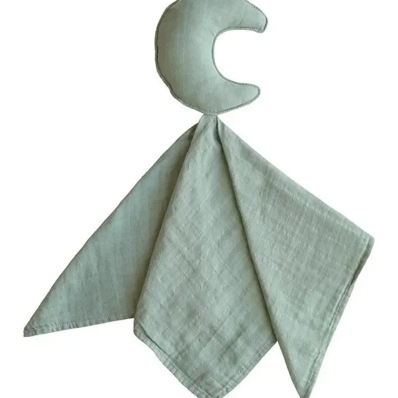 mushie_lovely_cobertor_mo_SKUpmenOFu8_0.webp Mushie Lovely Cobertor Moon Lovey - Verde Romano Clearance