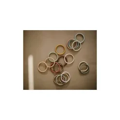 Mushie Silicone Pearl Teether Bracallets Suave/Terracota/Pervinca New