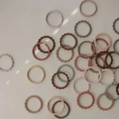Mushie Silicone Pearl Teether Bracallets Suave/Terracota/Pervinca New