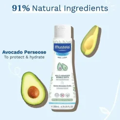 Mustela - Banho de Espuma Multissensorial para Bebé com Abacate Natural Hot