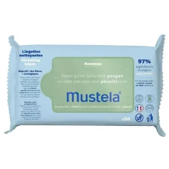Mustela - 60Ct Lenços de Limpeza para Bebês Sale