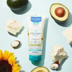 Mustela - Gel de limpeza para pele com tendência a eczema Stelatopia Hot