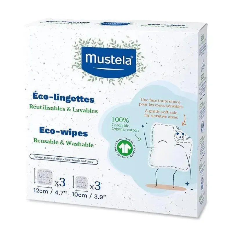 mustela__lenos_ecolgicos__SKUfRVlTIZJ_0.webp Mustela - Lenços ecológicos reutilizáveis e laváveis 6Ct para bebês Fashion
