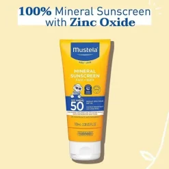 Mustela - Loção Mineral para Bebês Rosto e Corpo SPF 50 Outlet