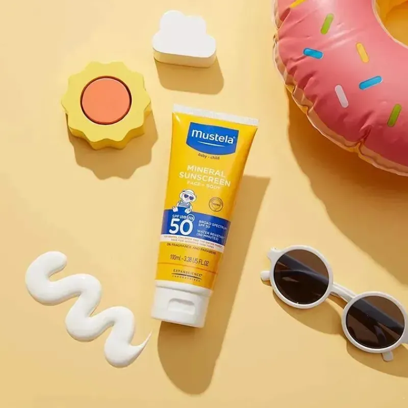 mustela__loo_mineral_para_SKUsdxuusGw_6.webp Mustela - Loção Mineral para Bebês Rosto e Corpo SPF 50 Outlet
