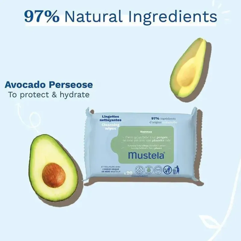 mustela__toalhetes_de_lim_SKUEUHEXZo2_1.webp Mustela - Toalhetes de Limpeza Bebé 20Ct com Abacate Natural Best