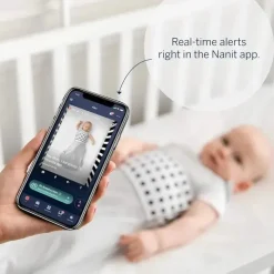 Nanit - Saco de dormir para respiração, saco de dormir para bebê 100% algodão. 3-6 meses, cinza seixo Hot
