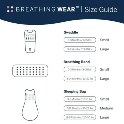 Nanit - Saco de dormir para respiração, saco de dormir para bebê 100% algodão. 3-6 meses, cinza seixo Hot