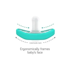 NanoBebe - Flexy Pacifier 2Pk, White (0-3 months) Sale