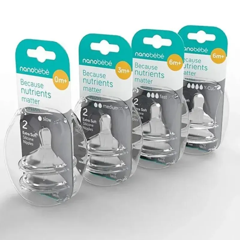 nanobebe_pack__bico_de_ve_SKUku3JjPhj_1.webp NanoBebe 2-Pack 360° Bico de Ventilação Dupla, Fluxo Lento Discount