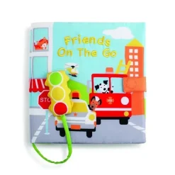 Demdaco Nat &amp; Jules Friends On The Go livro com som New